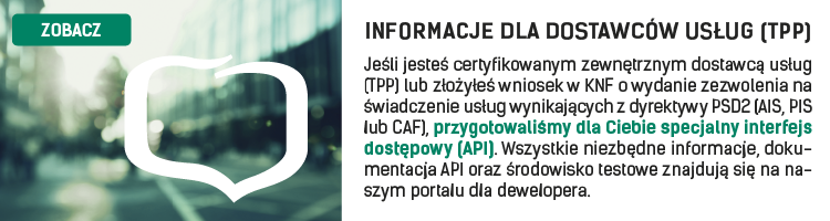 Statystyka wskaźników dostępności i efektywności specjalnego interfejsu na dzień 14 marca 2020 roku r. API PSD2 Wskaźnik...